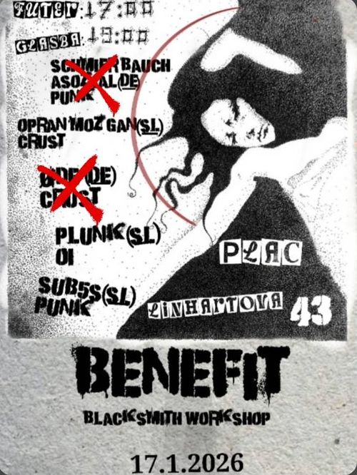 Benefit: futer in koncerti