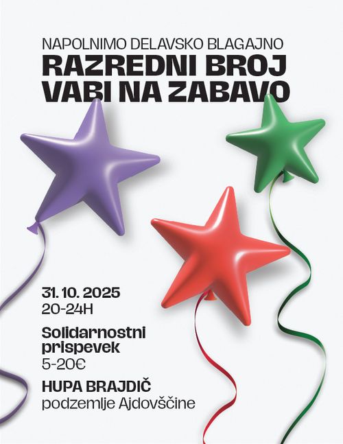 ★ Razredni broj vabi na zabavo ★