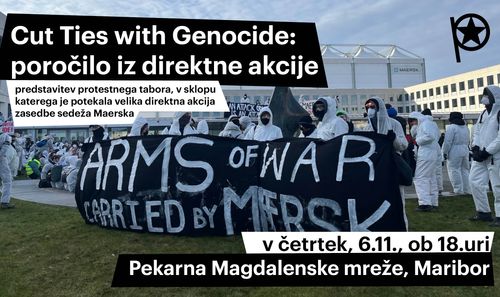 Cut Ties with Genocide //  poročilo iz direktne akcije