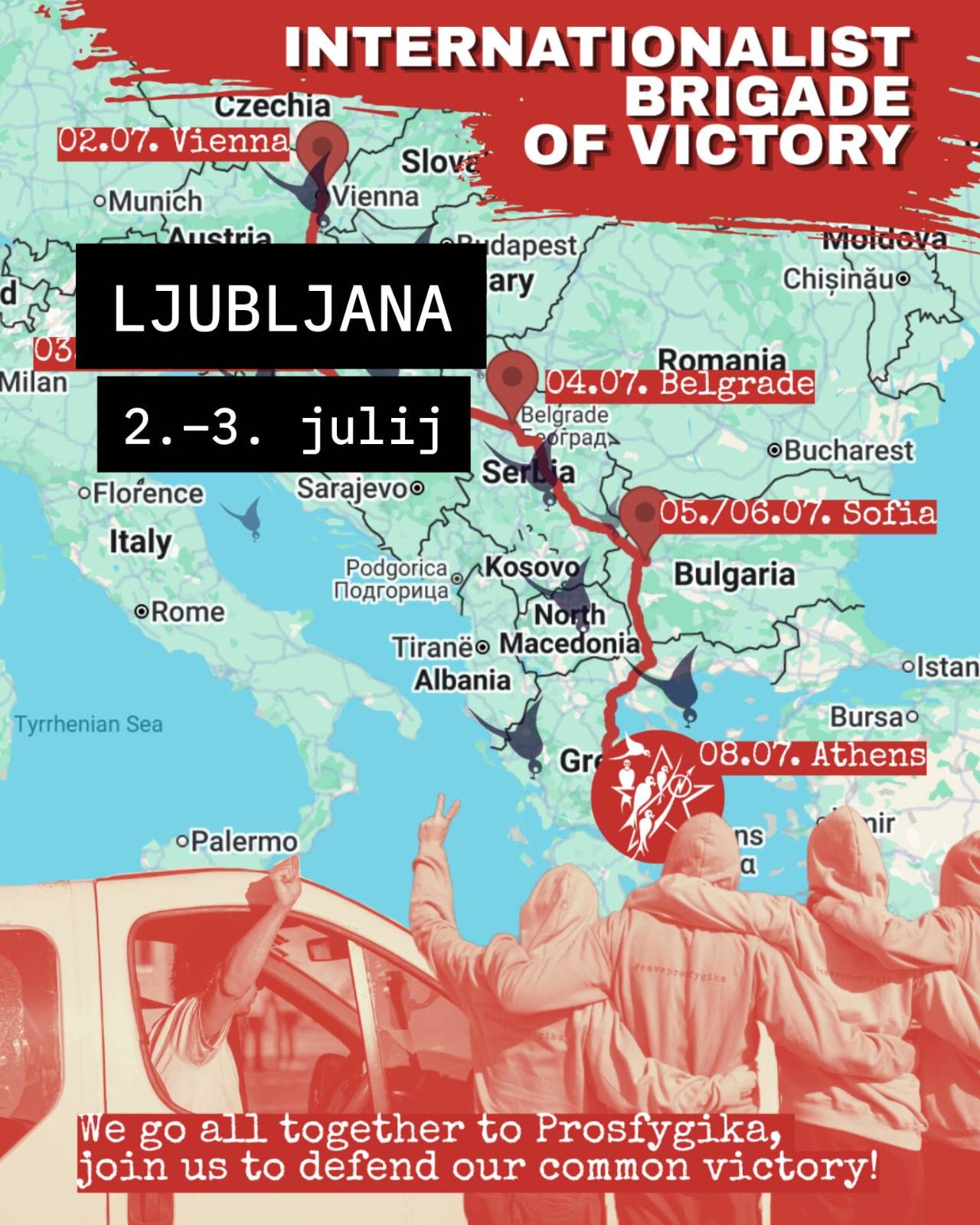 Gostovanje za Karavano solidarnosti za atenski skvoterski kompleks Prosfygika