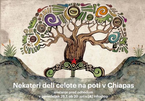 Nekateri deli celote na poti v Chiapas // srečanje pred odhodom