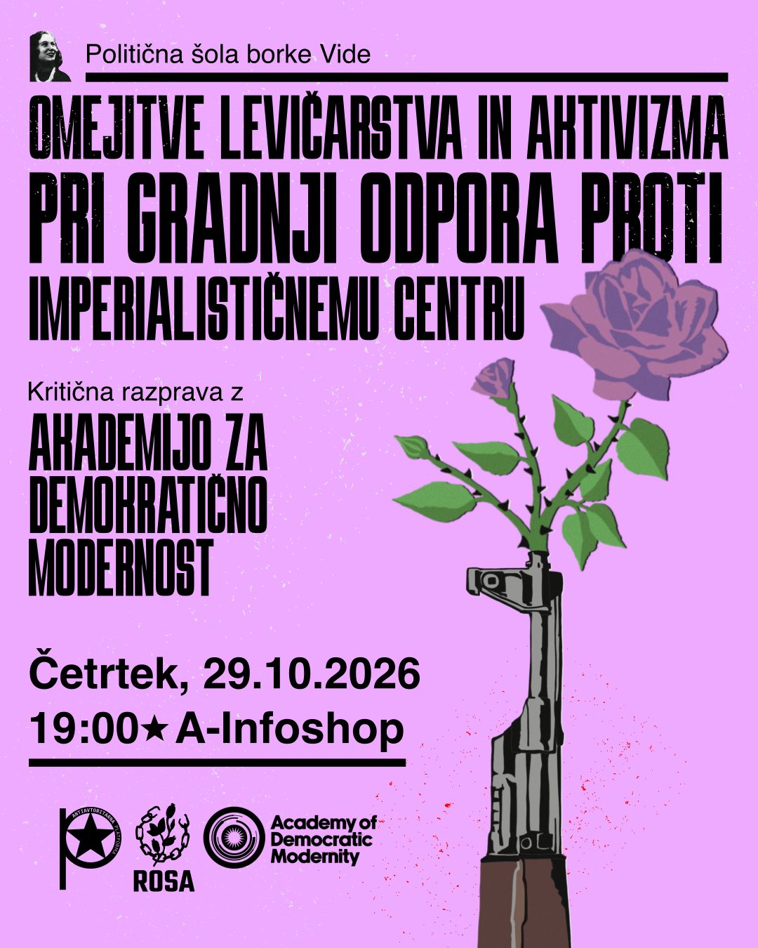 Omejitve levičarstva in aktivizma pri gradnji odpora proti imperialističnemu centru: kritična razprava z ADM