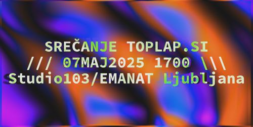 SREČANJE TOPLAP.SI