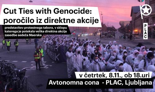 Cut Ties with Genocide //  poročilo iz direktne akcije 