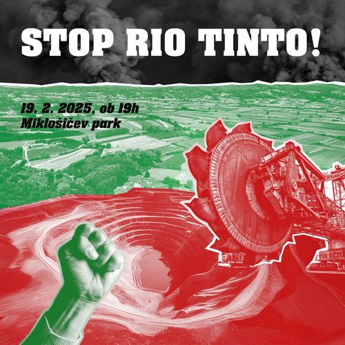 Protest // STOP EKSTRAKTIVISTIČNI PROPAGANDI